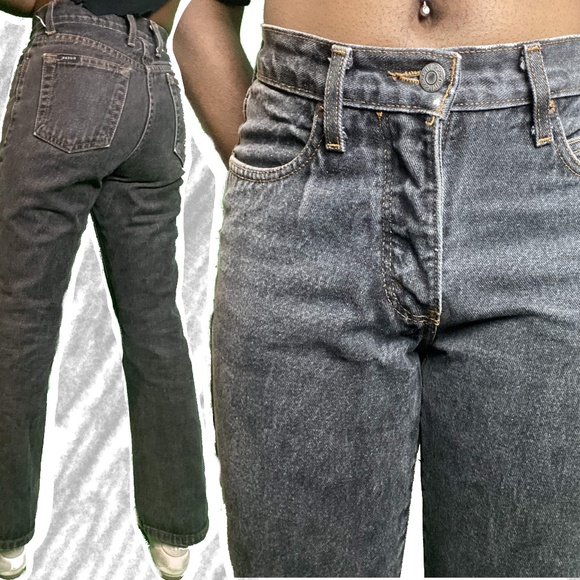 Stonewashed Straight Leg Guess Jeans - Picture 1 of 2